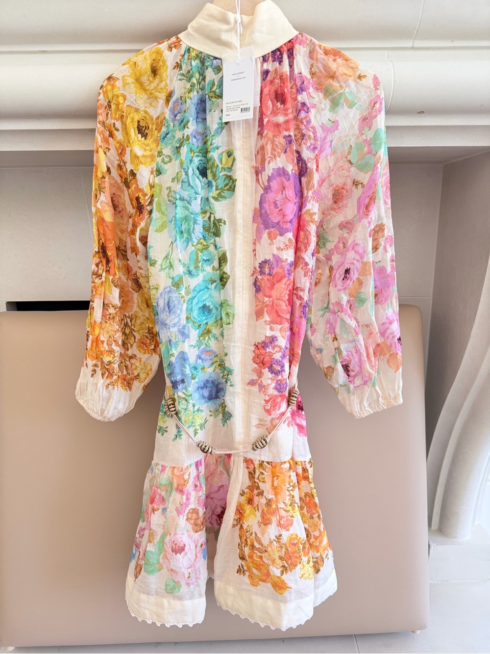 Zimmerman Raie Lantern Dress - Picture 3 of 10